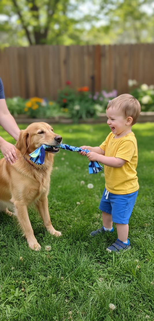 Medium Fleece Pull Toy - for medium size dogs